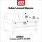 Cover Bonanza Indoor Loveseat Slipcover, Dark Brown/Tan, 54"Wx21"Dx25"H 51-004-016601-EC - alternate 7